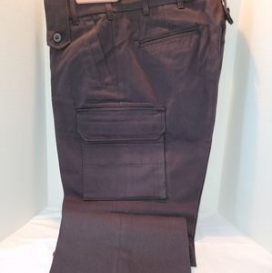 Mens 6 Pocket Tactical Pants in black
